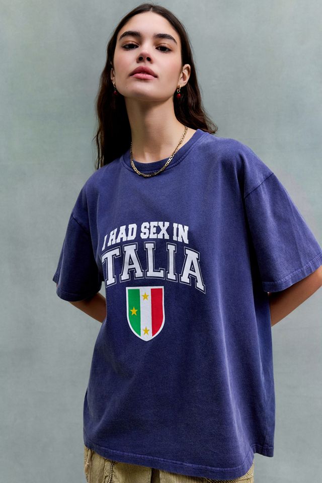 T-shirt Carne Bollente Navy Ciao Bella #2