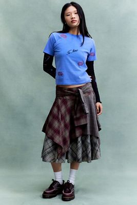 Carne Bollente Blaues Ti Amo Grafik Baby-T-Shirt