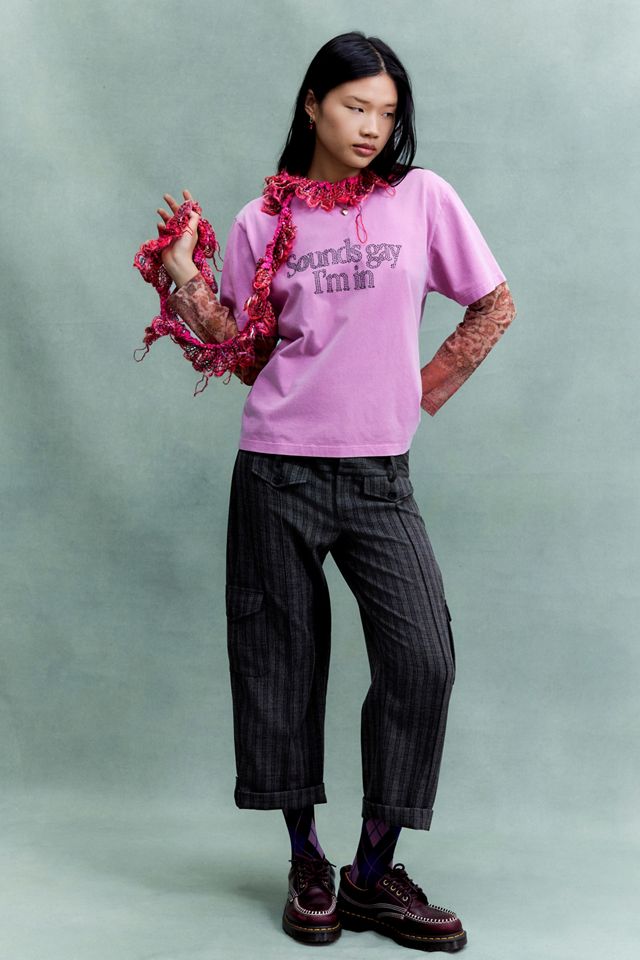 T-shirt Relaxed Sounds Gay Carne Bollente #2