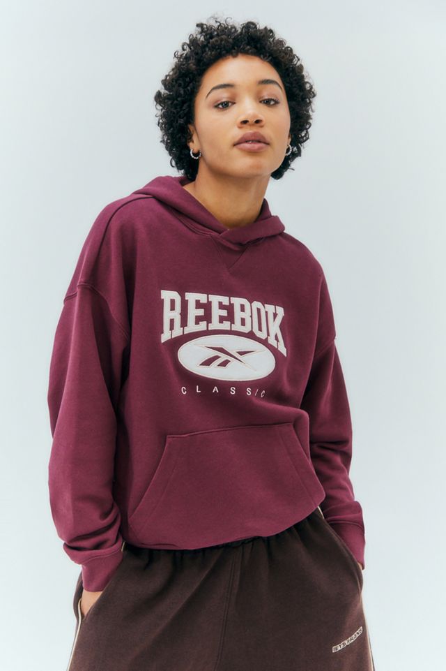 Reebok Apparel Women Reebok Identity Fleece Hoodie Classic Burgundy – Reebok  Canada