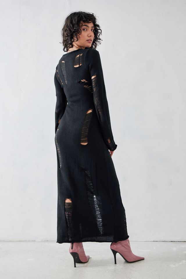 The Ragged Priest - Robe longue en maille échelle à épingle de nourrice #3