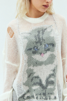 Gigi Jacquard Knit Pullover main image 0