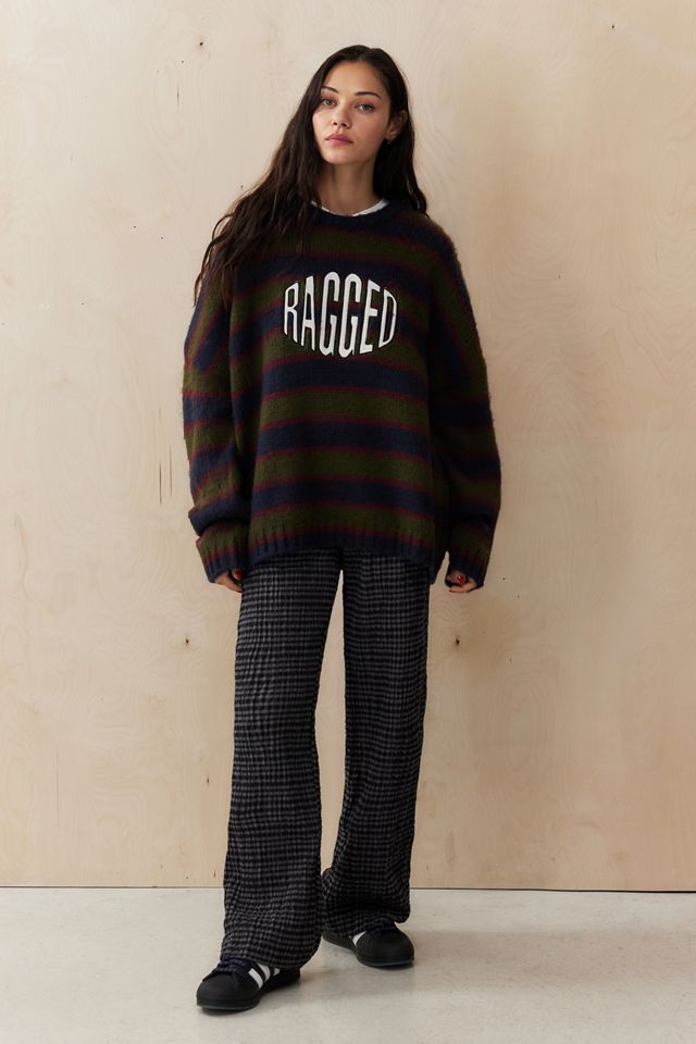 The Ragged Priest UO Exclusive Striped Logo Jumper #2
