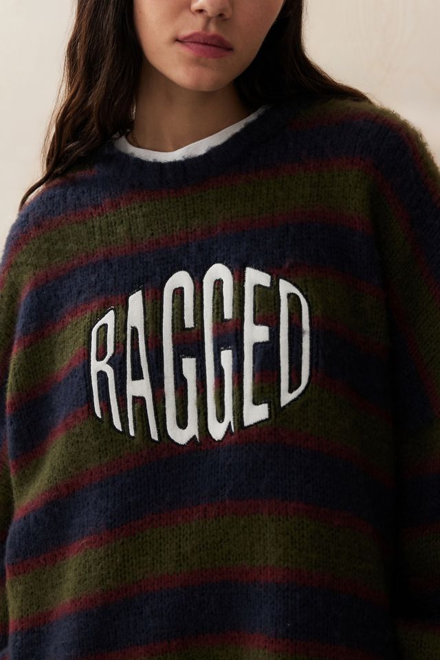 The Ragged Priest UO Exclusive Striped Logo Jumper #3