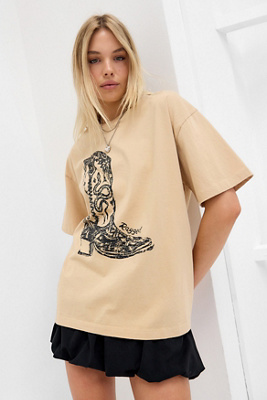 T-shirt surdimensionné Western en taille: XS - The Ragged Priest - Modalova