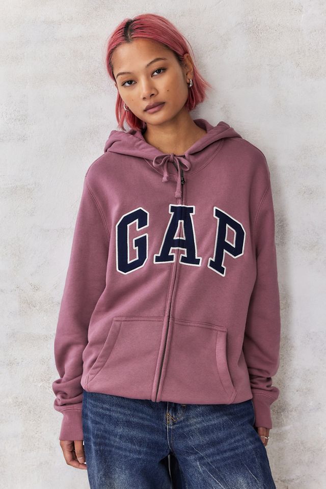 purple gap hoodie zip up