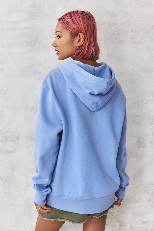 GAP Light Blue Heritage Logo Zip-Up Hoodie #3