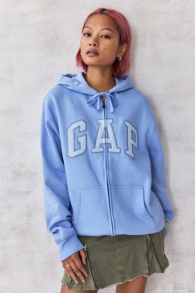 Light blue hot sale gap hoodie