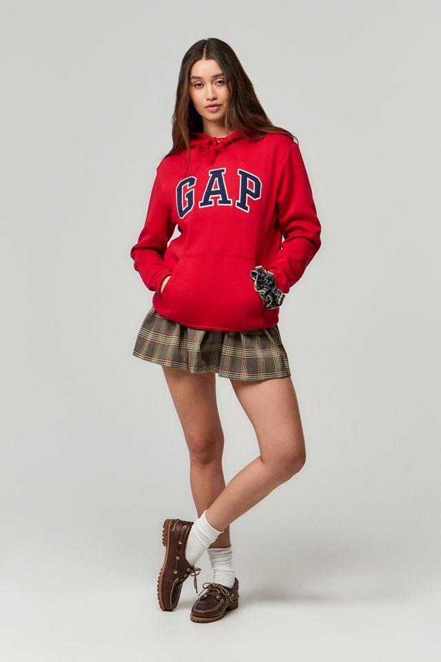 GAP Red Heritage Logo Hoodie #2