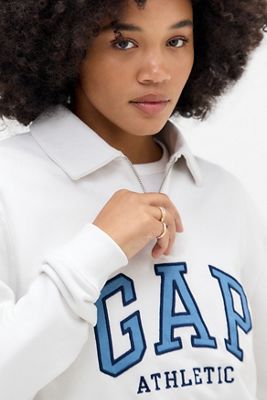 GAP College Logo Polo Sweatshirt