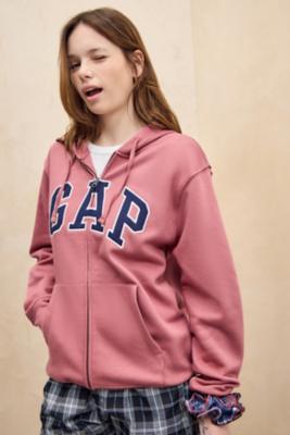 GAP Red Heritage Hoodie - Light Red S at Urban Outfitters