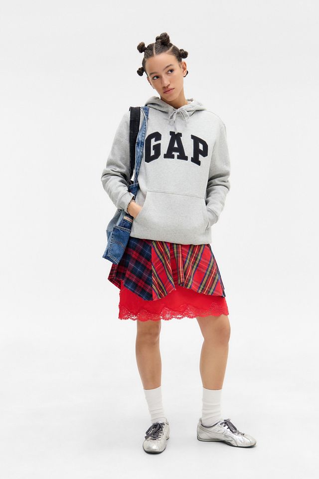 GAP Grey Arch Logo Hoodie #4