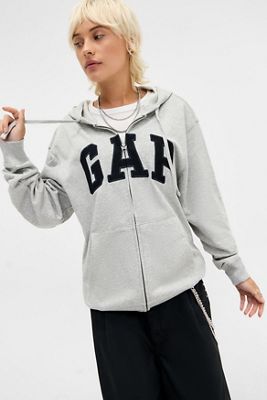 GAP Sweat à capuche zippé Heritage V-FRCH
