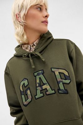 GAP Felpa con cappuccio e logo V-Heritage mimetico