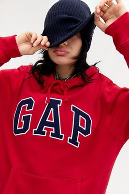 GAP Apfelroter V-Heritage Kapuzenpullover
