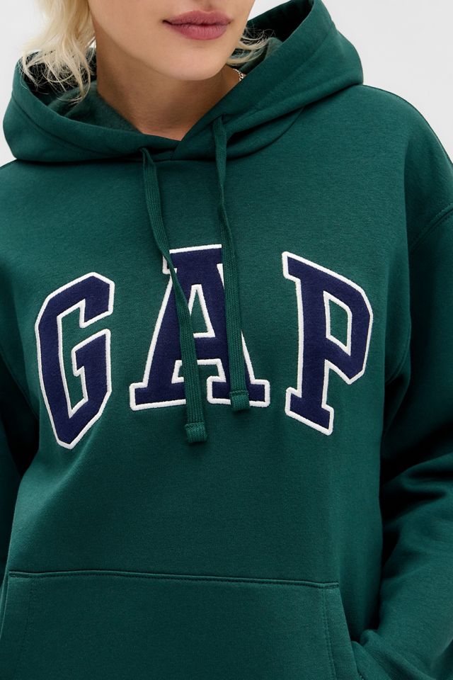 GAP Hunter Green V-Heritage Hoodie #1