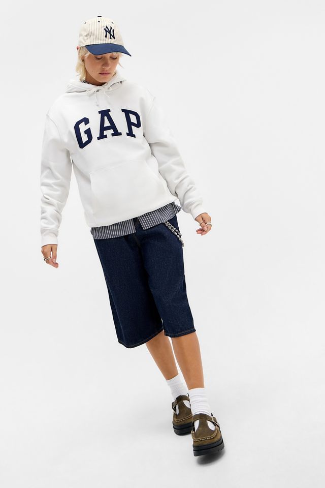 GAP Sudadera con Capucha Ecru con Logo V-Heritage #1