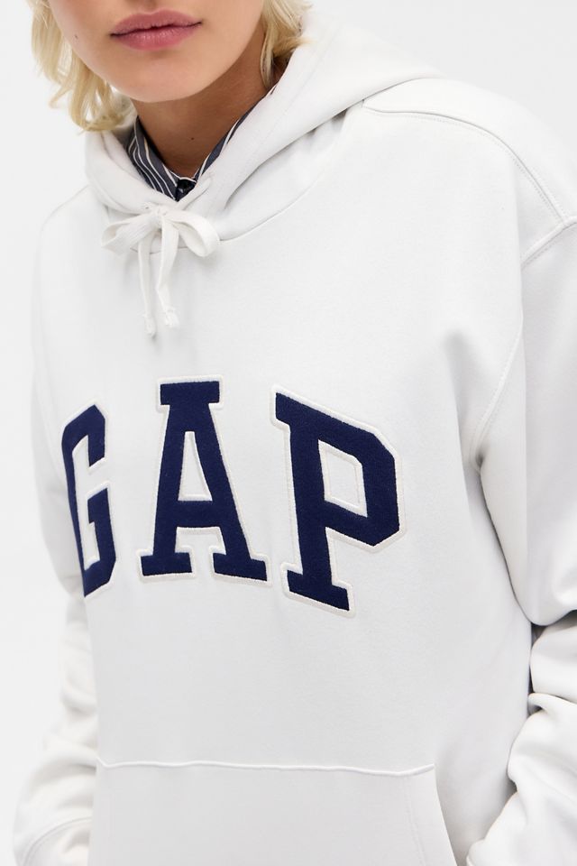 GAP Sudadera con Capucha Ecru con Logo V-Heritage #2