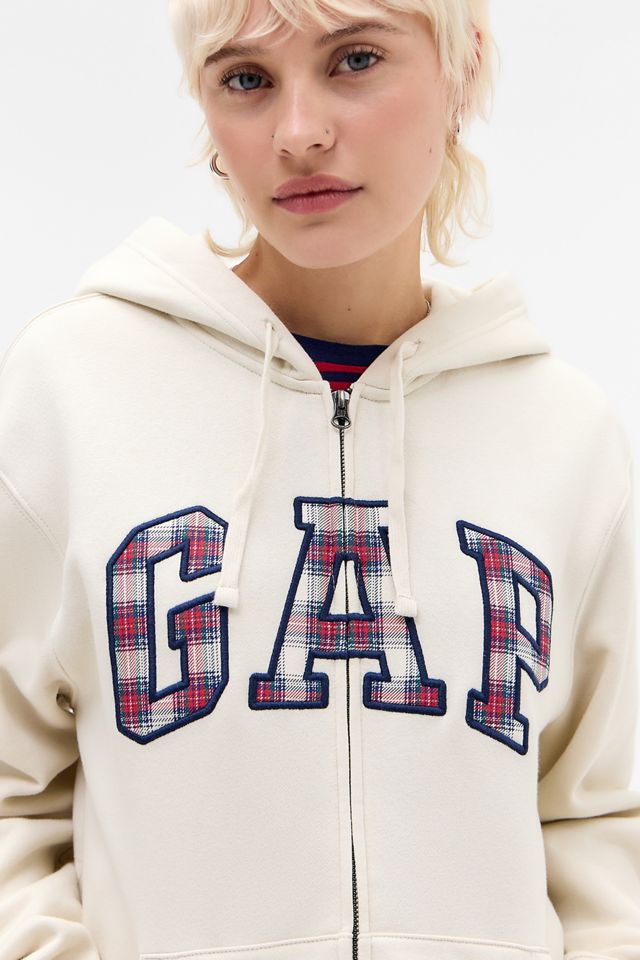 Sudadera con Capucha y Cremallera de Cuadros Heritage de GAP #1