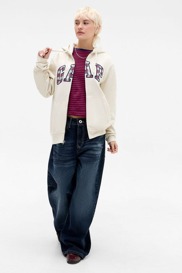 Sudadera con Capucha y Cremallera de Cuadros Heritage de GAP #2