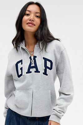 Felpa con Cappuccio e Zip Core Arch GAP