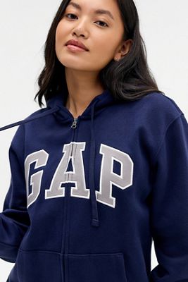 Felpa con Cappuccio e Zip Core Arch GAP