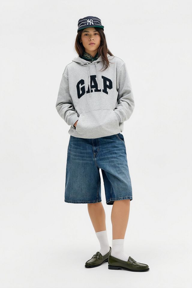 GAP Heather Grey Hoodie #1