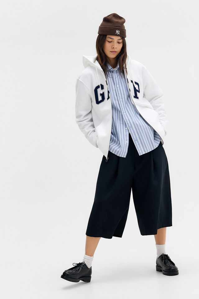 GAP Ecru Zip-Through Hoodie #1