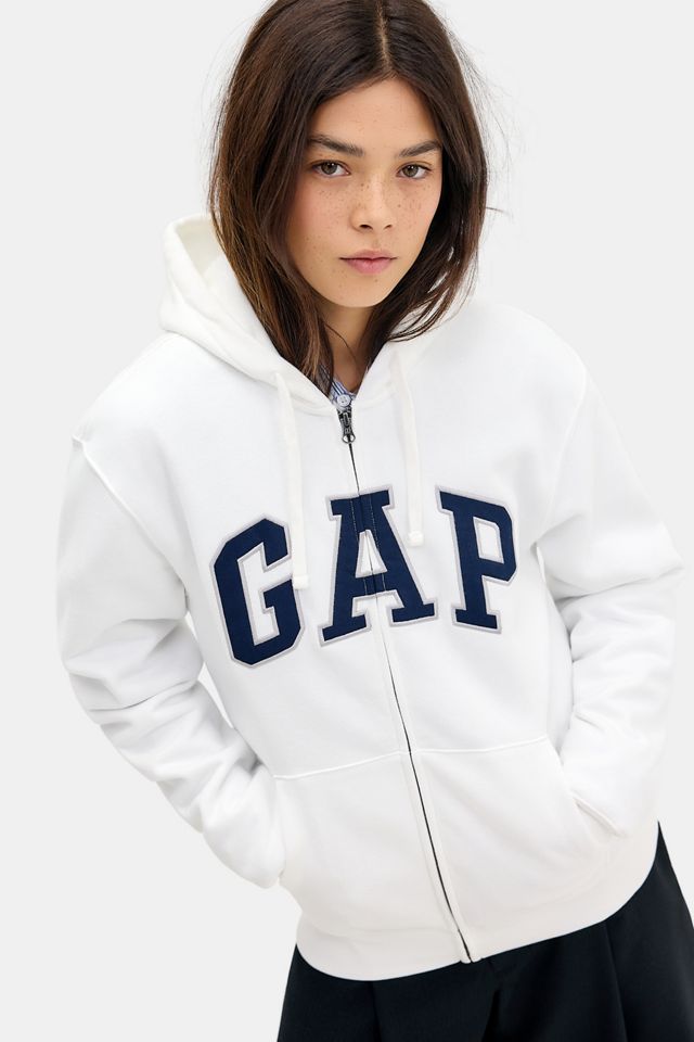 GAP Ecru Zip-Through Hoodie #2