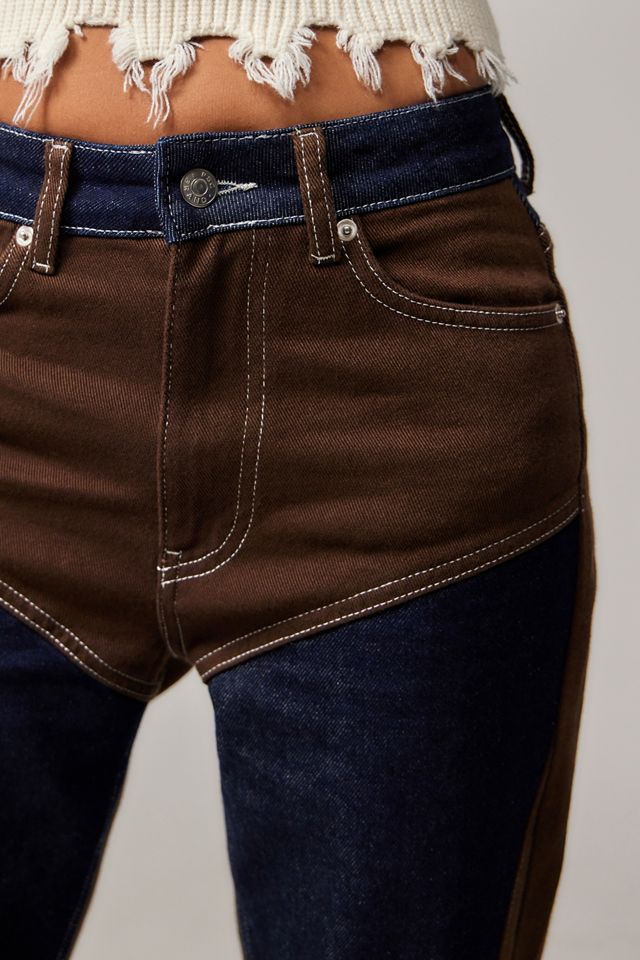 PSC Jeans Rectos con Paneles de Patchwork #2