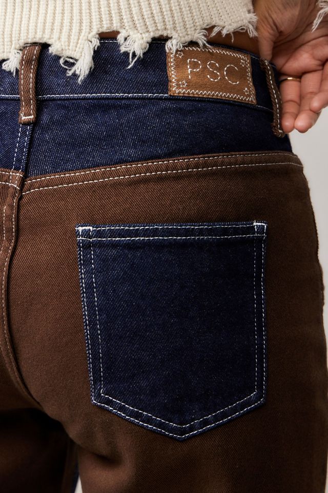 PSC Jeans Rectos con Paneles de Patchwork #4