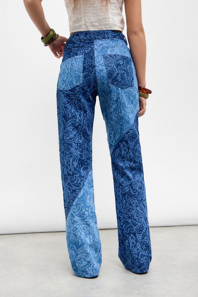 PSC Blaue Patchwork-Jeans #3