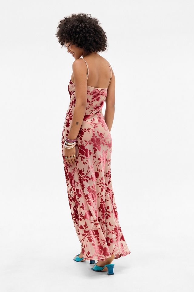 VRG GIRL Iris Bias Cut Sheer Maxi Dress #2