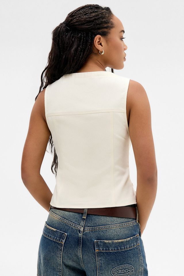 VRG GRL Suki Denim Vest #3