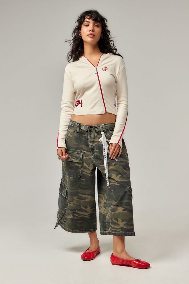 Punky Fish Smoked Asymmetric Zip-Up Hoodie #2