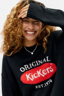 Pull en maille Kickers avec logo ovale