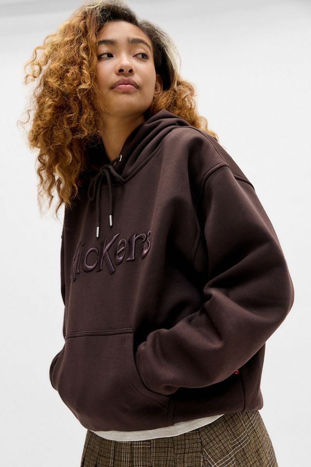 Sweat à capuche surdimensionné brun Kickers #1
