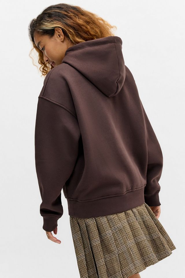 Sweat à capuche surdimensionné brun Kickers #3