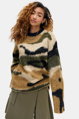 Pull en maille camouflage The Ragged Priest