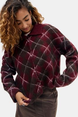 The Ragged Priest Harlequin Button Up Cardigan