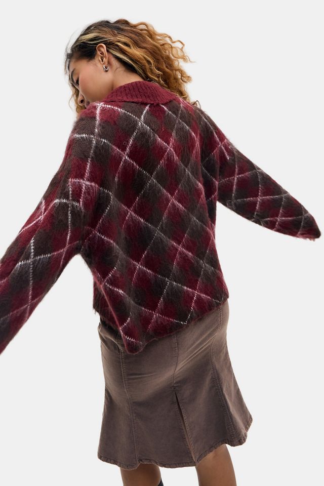 The Ragged Priest Harlequin Button Up Cardigan #3