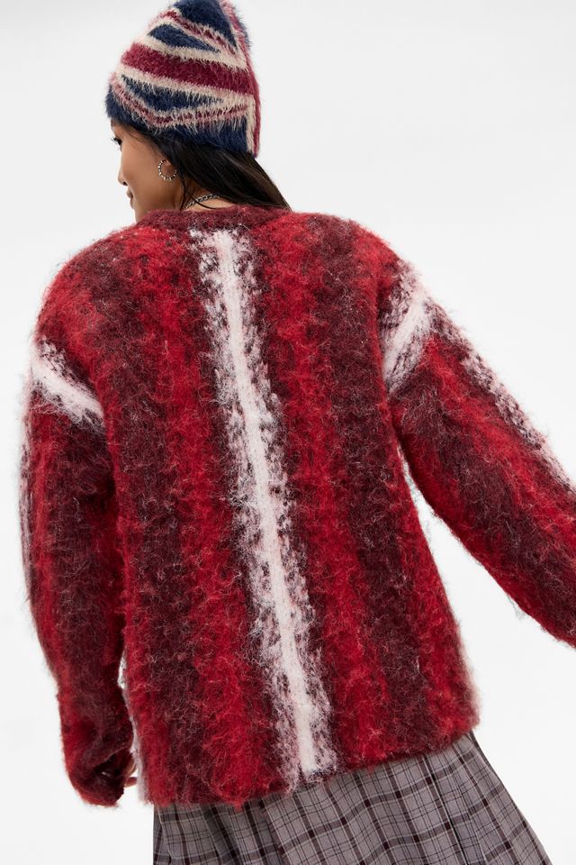 The Ragged Priest Red Obscure Fluffy Knit Jumper #3