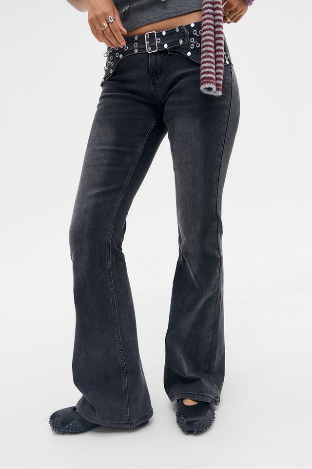 The Ragged Priest Charlotte Studded Belt Jeans #2