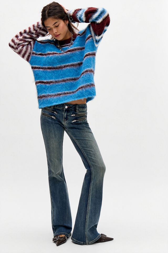 Jeans a zampa a vita bassa Dirty Blue The Ragged Priest #1