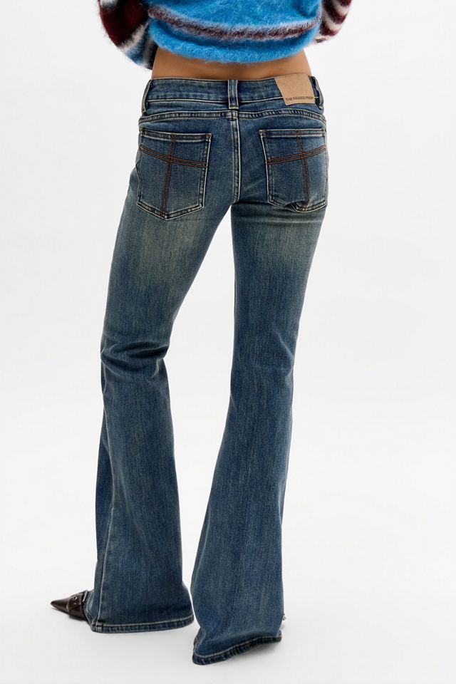 Jeans a zampa a vita bassa Dirty Blue The Ragged Priest #3