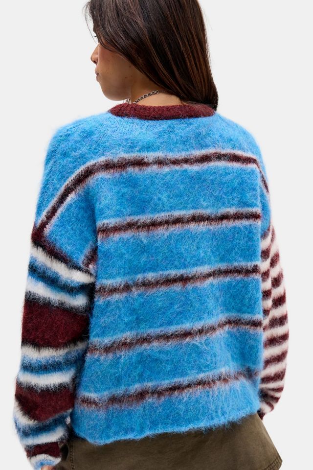 The Ragged Priest Blauer Humbug-Streifen-Strickpullover #2