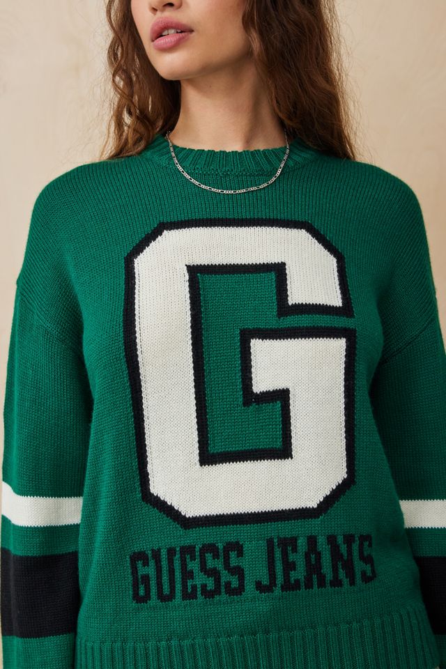 ゲス Guess 【 Intarsia Knit Jumper Women 】 ファッション レディースファッション トップス その他トップス レディー Guess Jeans Intarsia Knit Jumper | Urban Outfitters UK