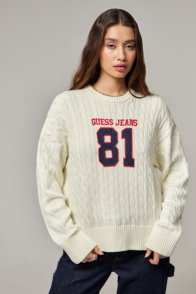 Maglione Lavorato a Maglia Collegiate Guess #2