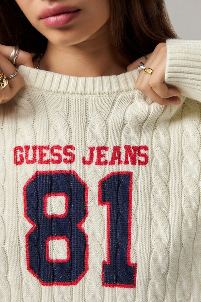 Maglione Lavorato a Maglia Collegiate Guess #3