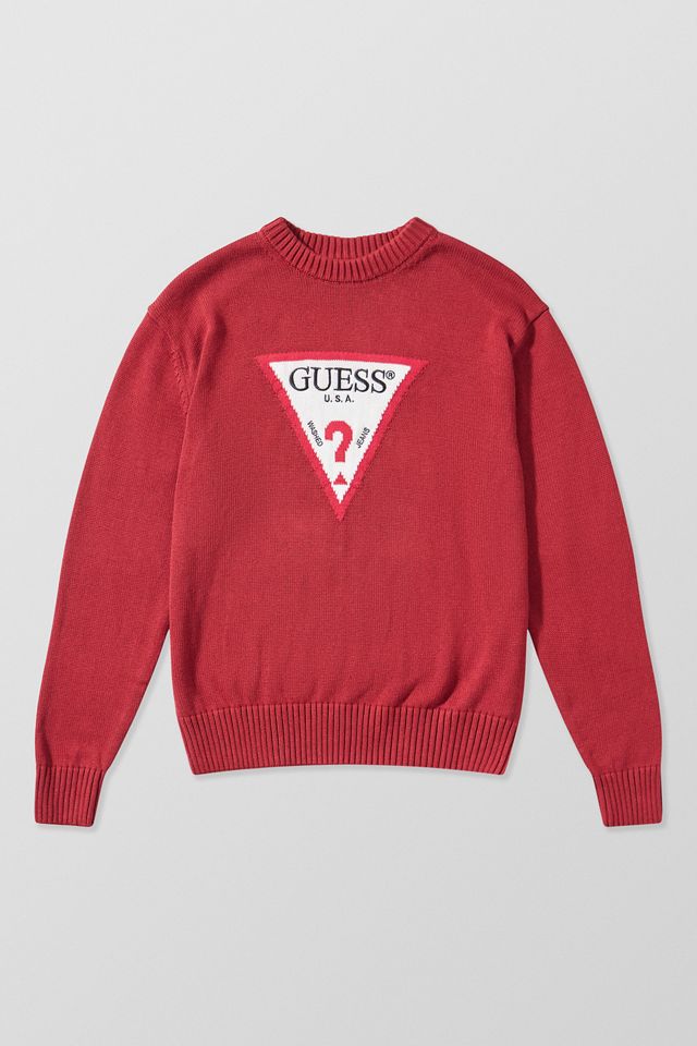Guess UO Exclusive Red Triangle Jumper #6